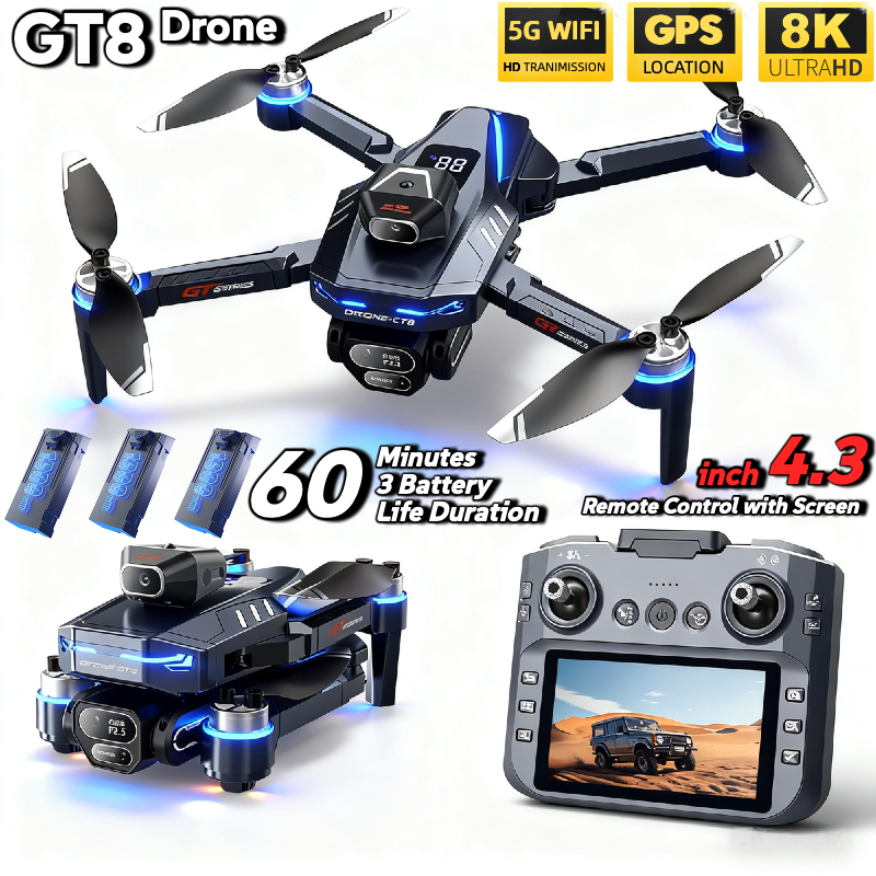 Drone Mapping - For Genuine GT8 Drone 4K Professional