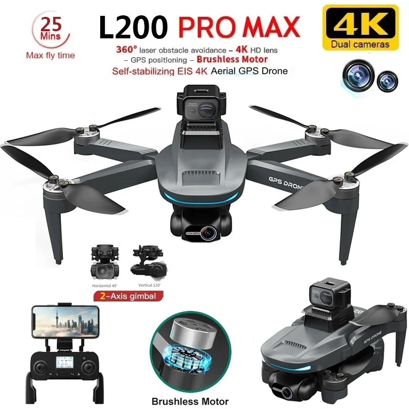 L200 PRO MAX Drone 4K 2-Axis P - Drone Mapping recensione e prezzo