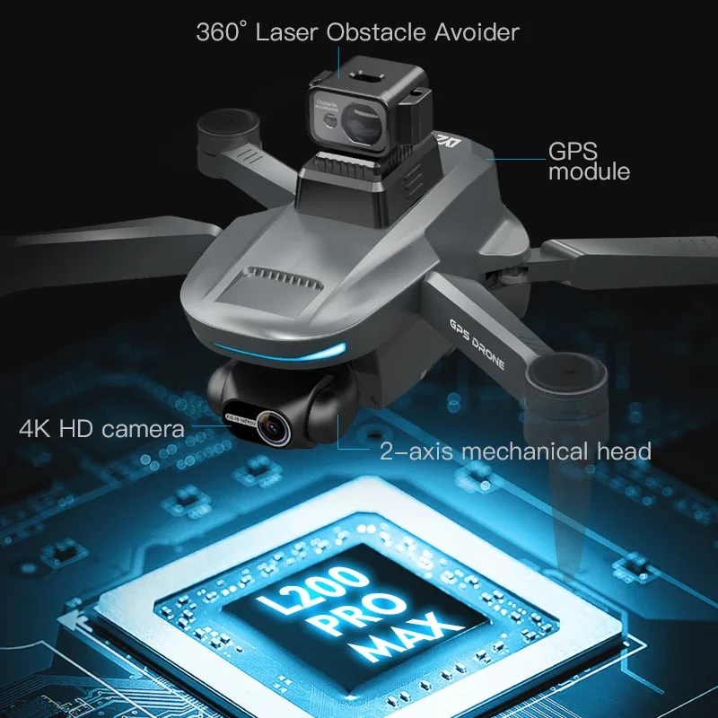 L200 PRO MAX Drone 4K 2-Axis P - Drone Mapping recensione e prezzo