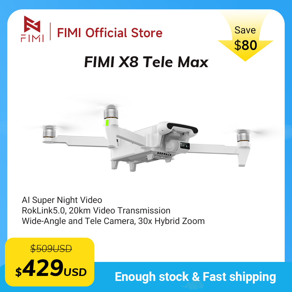 FIMI X8 Tele Max new drone Wid - Drone Thermal Imaging recensione e prezzo