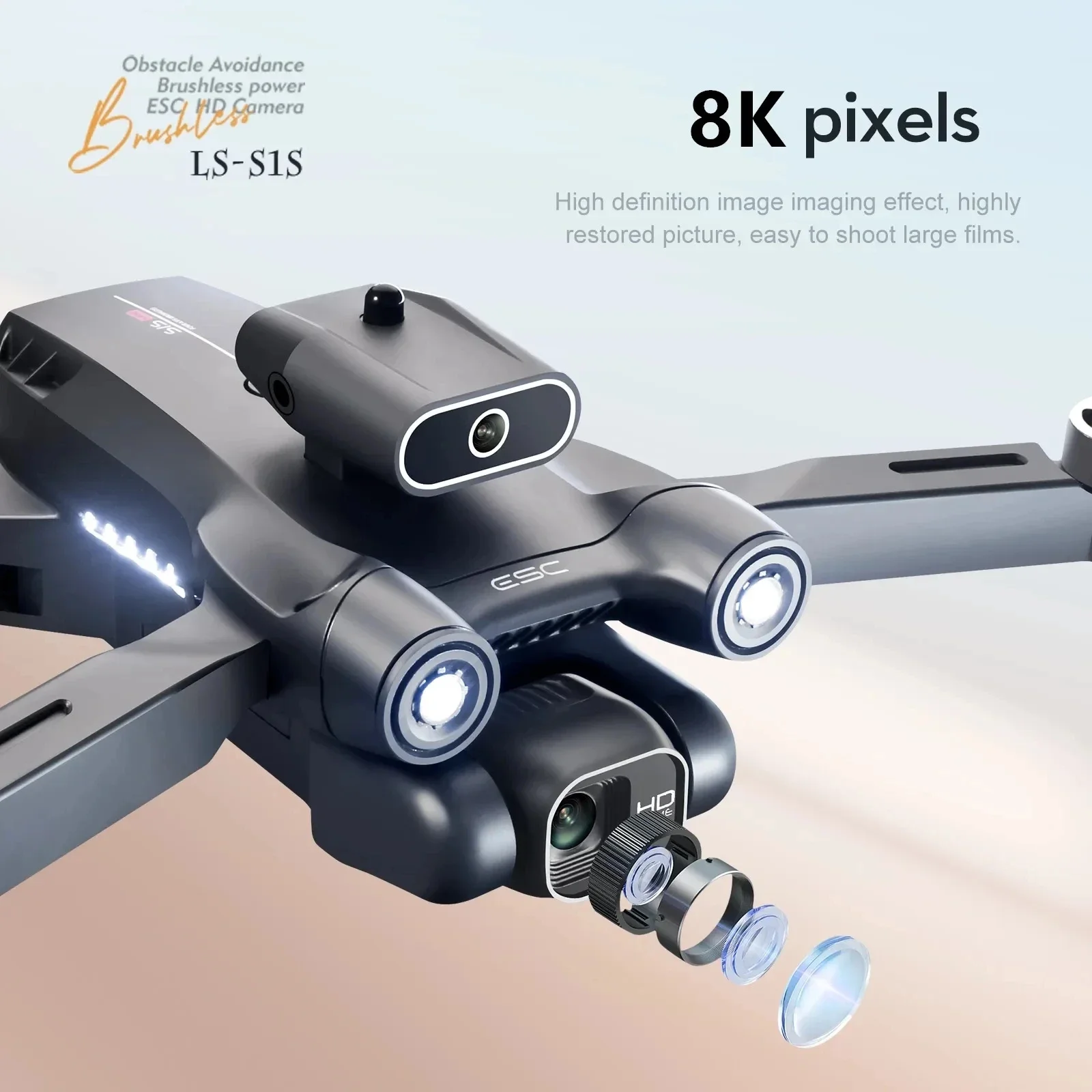 New S1S 5G GPS Drone Camera 8K - Drone Lidar recensione e prezzo