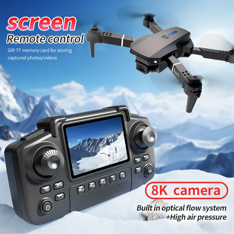 Professional E88 PRO Drone wit - Drone Lidar recensione e prezzo