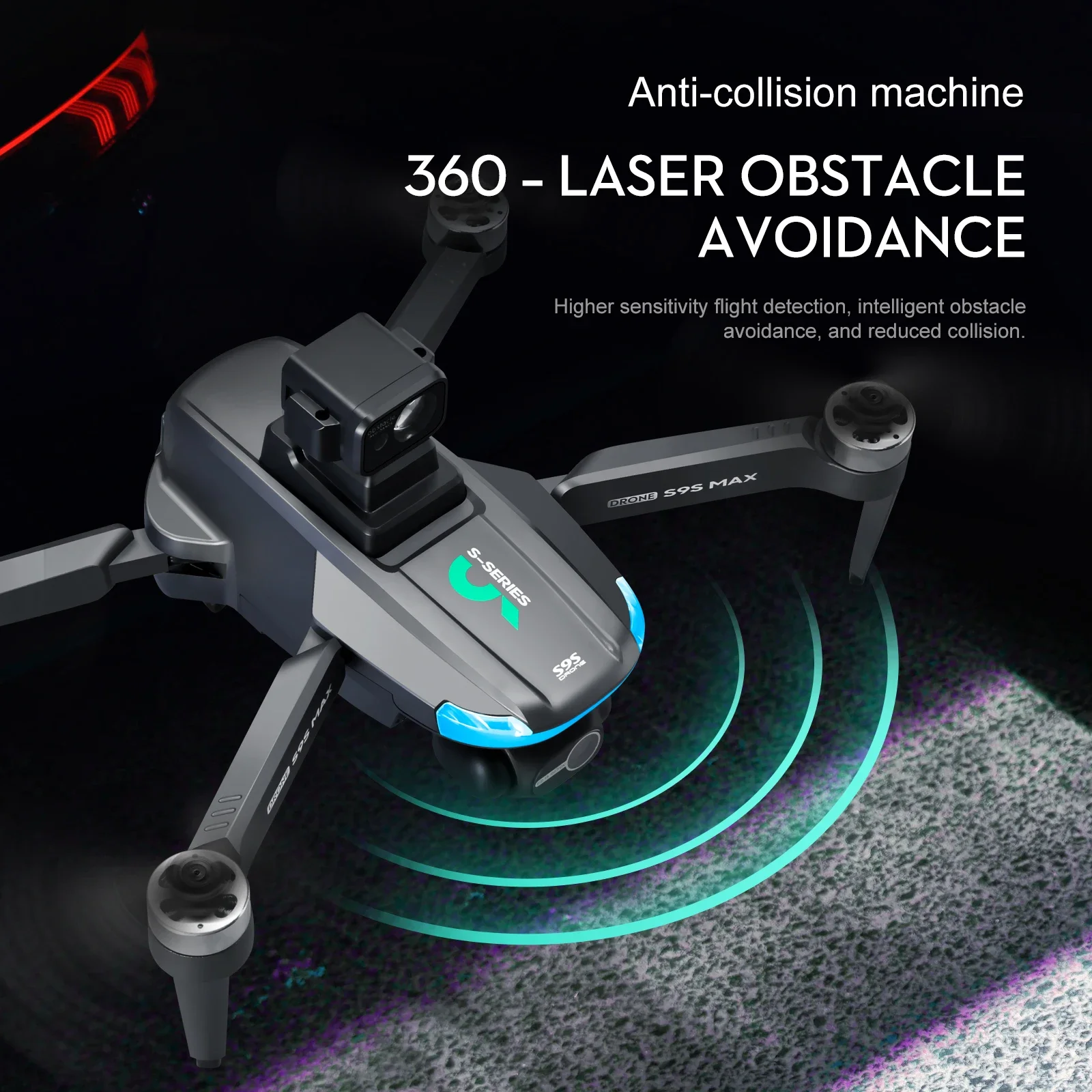 NEW S9S MAX MINI Drone 4K 2-Ax - Drone Lidar recensione e prezzo