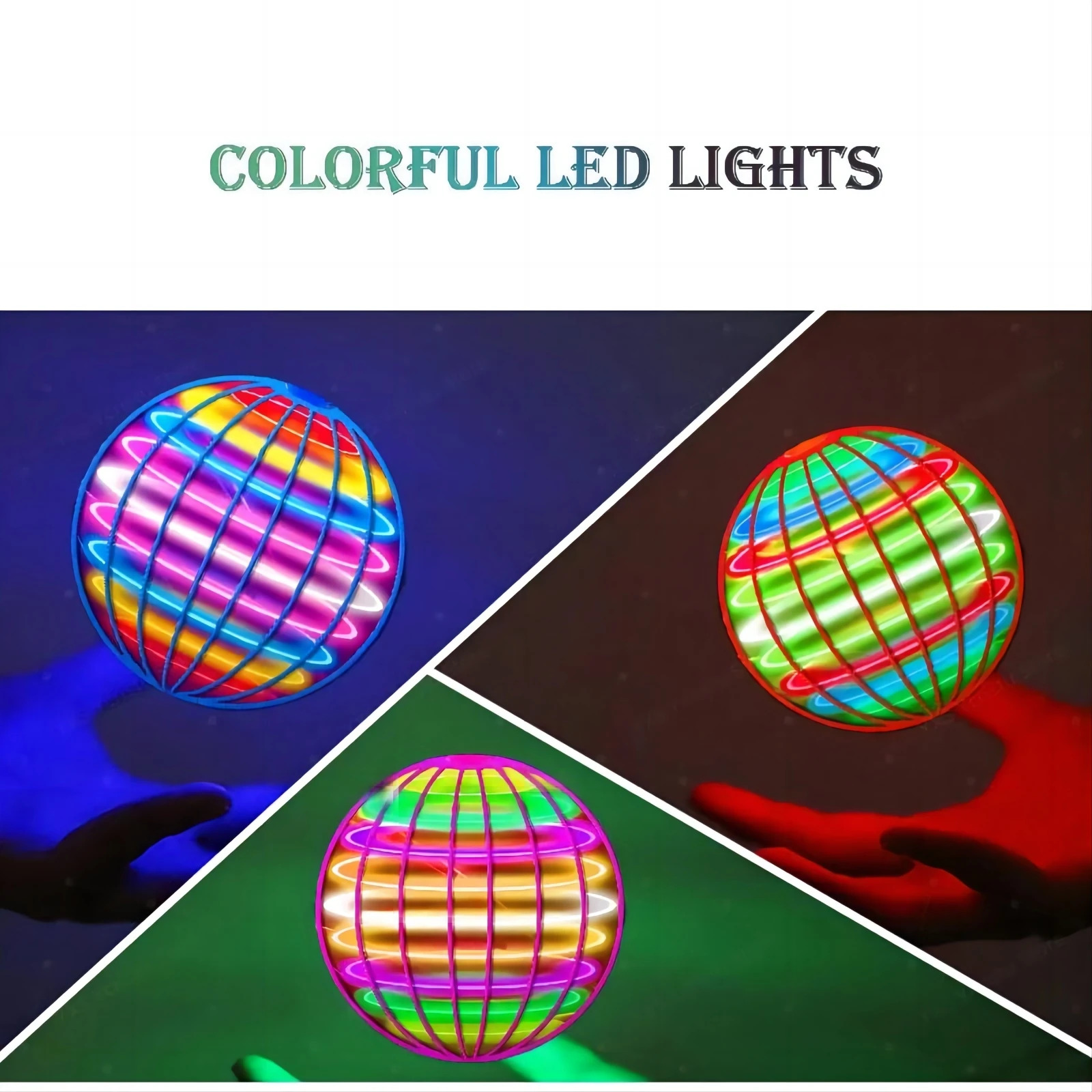 LED Light Up Flying Orb Boomer - Drone Aerial Photography recensione e prezzo