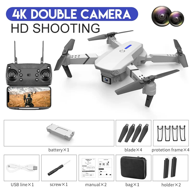E88 ProIntelligent Folding Dro - Drone Cinematic recensione e prezzo