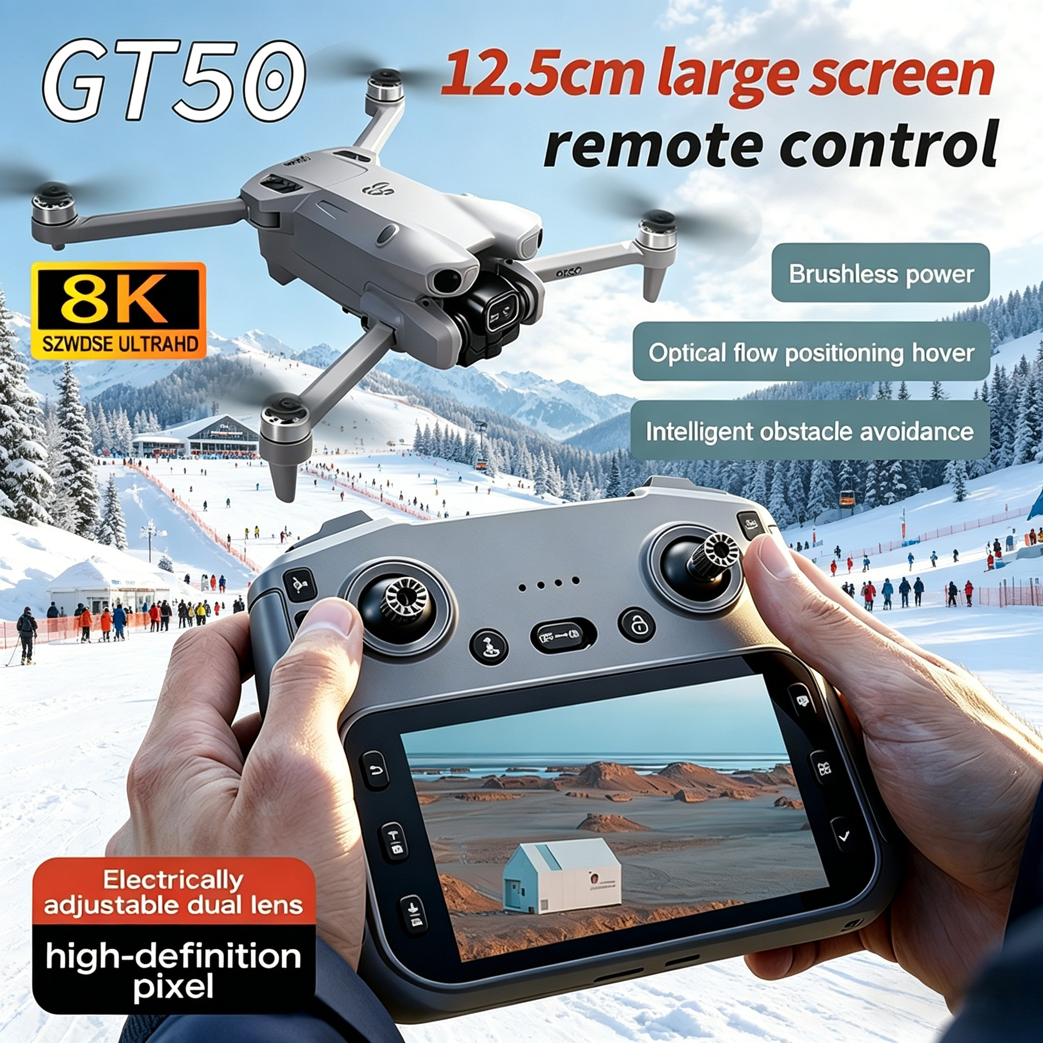 GT50 PRO MIni 5 pro RC Drone 8 - Drone Video Production recensione e prezzo