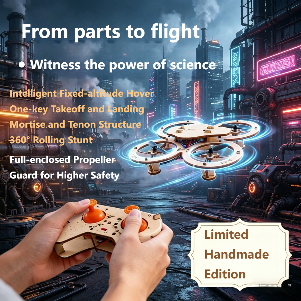 2026 New Wooden DIY Assembled  - Drone Aerial Photography recensione e prezzo