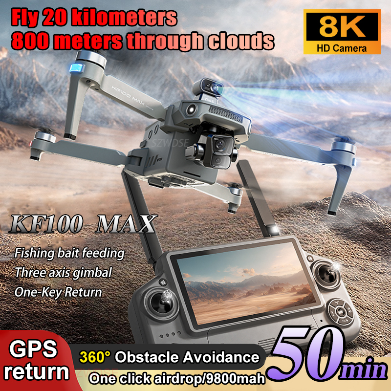 SJRC KF100 MAX 8K UHD Photo HD - Drone Photogrammetry recensione e prezzo