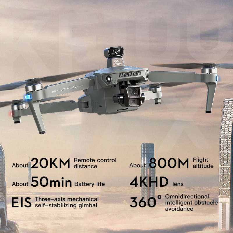 SJRC KF100 MAX 8K UHD Photo HD - Drone Photogrammetry recensione e prezzo