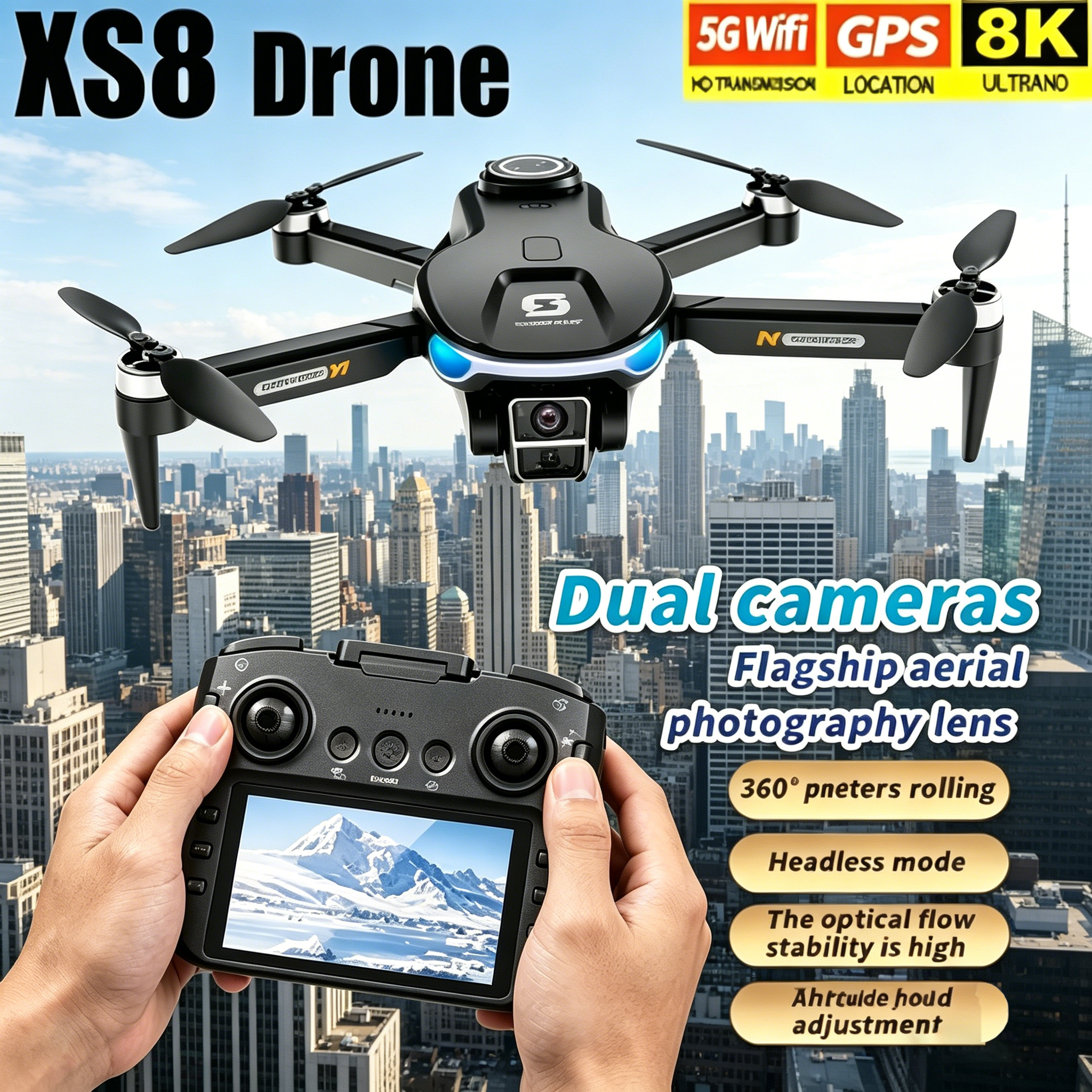 HD 8K Professional GPS Drone w - Drone Mapping recensione e prezzo