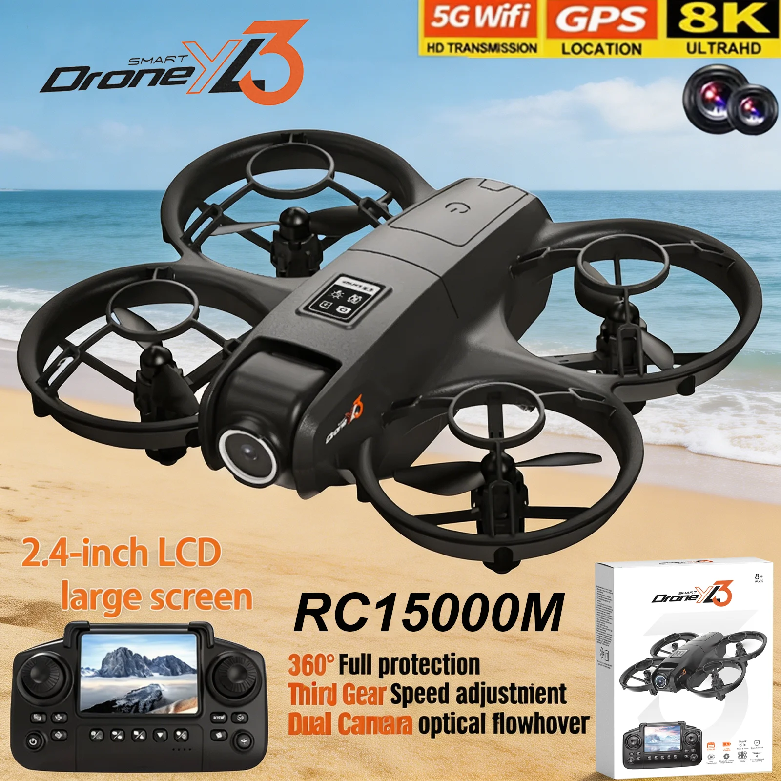 New YL3 RC Drone 8K 1080P Wide - Drone Mapping recensione e prezzo