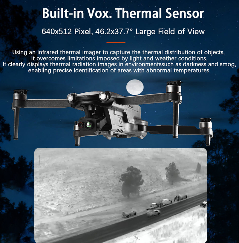 New Arrival 640x512 FPV Drone  - Drone Thermal Imaging recensione e prezzo
